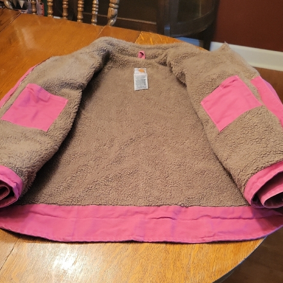 Carhartt Women's Canyon Sandstone Jacket Size XL Tulip Pink - Picture 5 of 8
